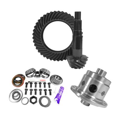 11.25 inch Dana 80 4.30 Rear Ring and Pinion Install Kit 35 Spline Positraction 4.375 inch BRG Yukon Gear &amp; Axle
