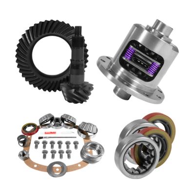 7.5 inch GM 4.11 Rear Ring and Pinion Install Kit 26 Spline Positraction 2.25 inch Axle Bearings Yukon Gear &amp; Axle