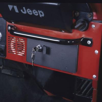 Glove Box - 55-86 CJ / 81-85 Scrambler CJ8 Locking Black Tuffy Security Products