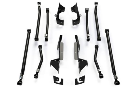 07-18 Wrangler JK Alpine IR Long Arm &amp; Bracket Kit 8-Arm 3-6 Inch Lift TeraFlex