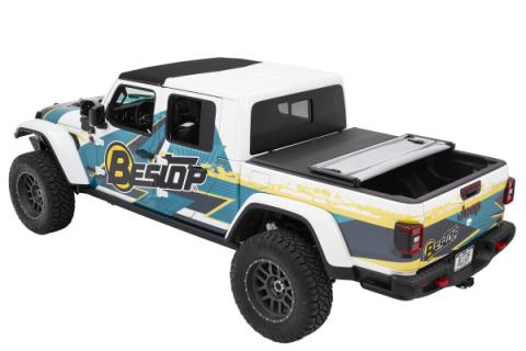 EZ-Fold Soft Tonneau '20-26 Gladiator For 5 ft. bed Black Diamond Bestop