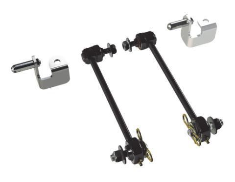 07-18 Wrangler JK 12.25 Inch Front Sway Bar Quick Disconnect Kit 6 Inch Lift TeraFlex