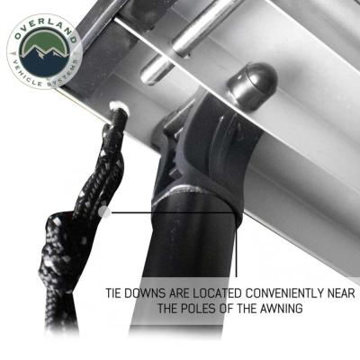 Nomadic Awning 2.5 - 8.0 ft. with Black Cover Overland Vehicle Systems