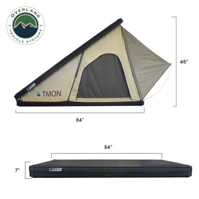 LD TMON Clamshell Aluminum Hard Shell Roof Top Tent Overland Vehicle Systems