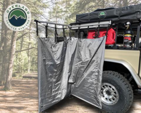 Car-Side Shower Room - Affordable and Convenient Overland Vehicle Systems