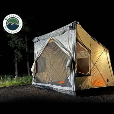 LD P.S.T. - Portable Safari Ground Tent Large, Grey Body and Grey Trim Overland Vehicle Systems