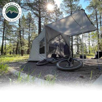 LD P.S.T. - Portable Safari Ground Tent Large, Grey Body and Grey Trim Overland Vehicle Systems