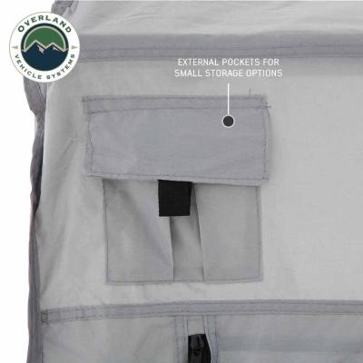 LD P.S.T. - Portable Safari Ground Tent Large, Grey Body and Grey Trim Overland Vehicle Systems