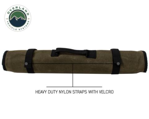 Rolled Socket Organizer Storage Bag - #16 Waxed Canvas Overland Vehicle Systems