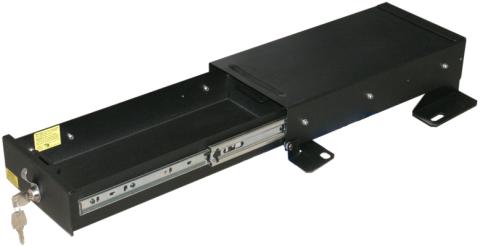 Front Driver Side Underseat Drawer - 97-06 Wrangjer TJ w/o Flip Seat Black Tuffy Security Products