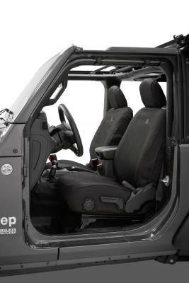 Seat Covers Jeep '18-26 Wrangler JL 2-Door Front Black Diamond Bestop