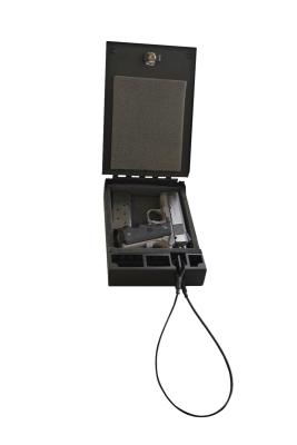 Portable Safe For Compact Pistols Universal Black Includes Security Cable Tuffy Security Products