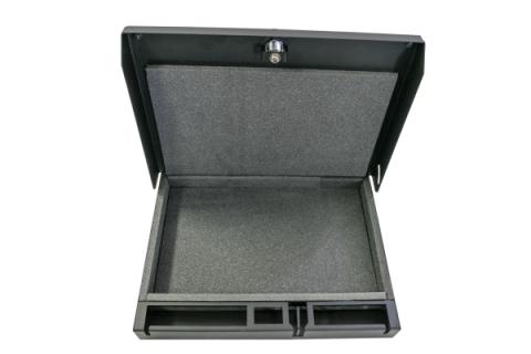 Portable Safe For Tablets Universal Black Includes Security Cable Tuffy Security Products
