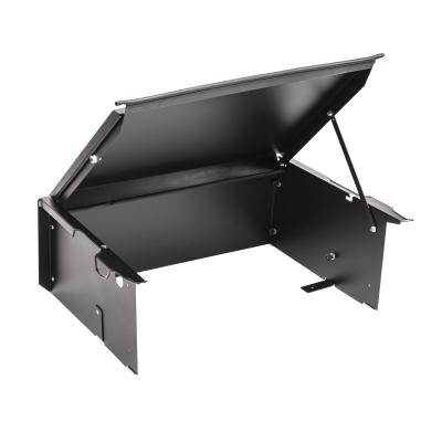 Deluxe Cargo Enclosure - 18-23 Wrangler JL {21-23 Exc. 4XE} w/o OEM Subwoofer Rear Seats Must Be Removed on 2-Door Models Black Tuffy Security Products