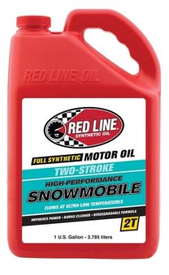 Snowmobile Oil Two Stroke Synthetic 1 Gallon Red Line Oil