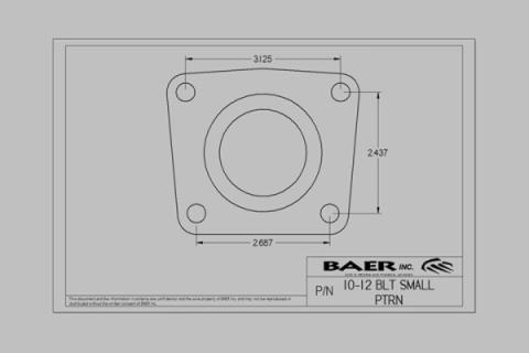 Brake System 11.65 Inch Rear IronSport with Park Brake NON-Staggered Shocks GM 10-12 Bolt BAER Brakes