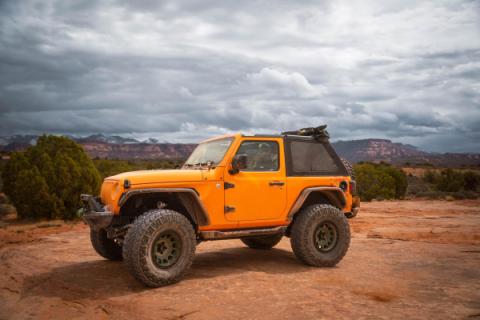 Trektop Glide 2-Door for JL Jeep 2018-26 Wrangler JL Black Diamond Bestop
