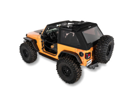 Trektop Glide 2-Door for JL Jeep 2018-26 Wrangler JL Black Diamond Bestop