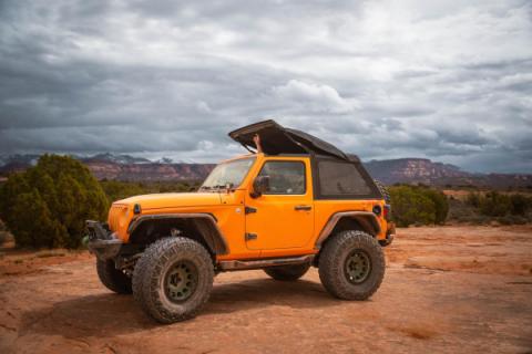 Trektop Glide 2-Door for JL Jeep 2018-26 Wrangler JL Black Diamond Bestop