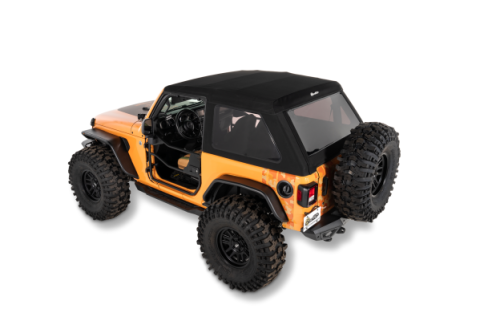 Trektop Glide 2-Door for JL Jeep 2018-26 Wrangler JL Black Diamond Bestop
