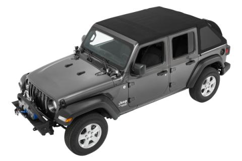 Trektop Jeep '18-26 Wrangler JL 4-Door Black Diamond Bestop