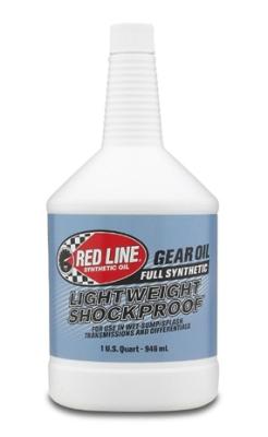 Gear Oil Synthetic Lightweight Shockproof 1 Quart Red Line Oil