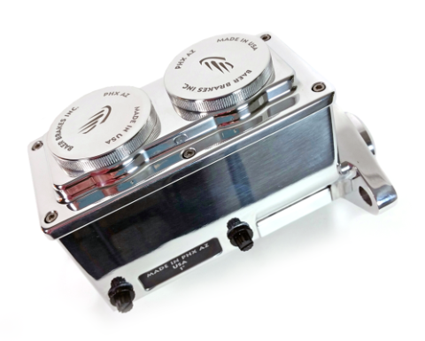 Brake Master Cylinder Remaster Polished Left Port 15/16 Inch BAER Brakes