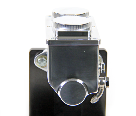 Brake Master Cylinder Remaster Polished Left Port 15/16 Inch BAER Brakes