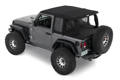 Halftop Conversion Kit Jeep '18-26 Wrangler JL 2-Door Black Diamond Bestop