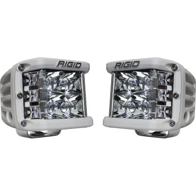 Spot Surface Mount White Housing Pair D-SS Pro RIGID Industries