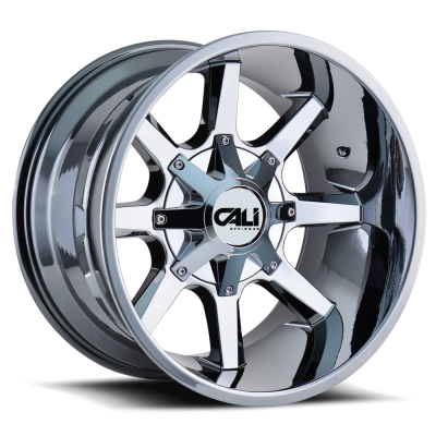 Cast Aluminum Wheels Busted 9100 CH 20x9 Chrome 5 On 127/5 On139.7 Bolt Pattern 0 Offset Cali Offroad Wheels