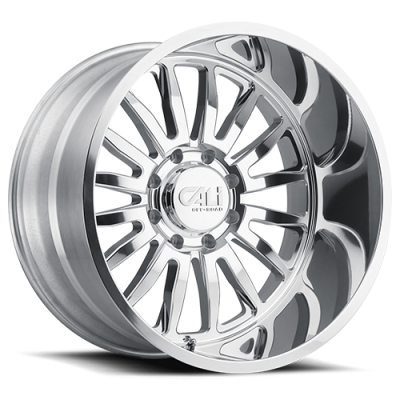 Cast Aluminum Wheels Summit 9110 PO 20x10 Milled Spokes Polished 5 On 139.7 Bolt Pattern -25 Offset Cali Offroad Wheels