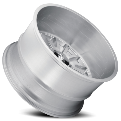 Cast Aluminum Wheels Summit 9110 SL 22x12 Brushed Brushed Silver 5 On 139.7 Bolt Pattern -51 Offset Cali Offroad Wheels