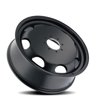 Dually Wheels Summit Dually 9110D MB 20x8.25 Matte Black 8 On 165.1 Bolt Pattern 100 Offset 116.7 Bore Cali Offroad Wheels