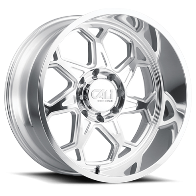 Cast Aluminum Wheels Sevenfold 9111 PO 22x12 Polished 6 On 135 Bolt Pattern -51 Offset Cali Offroad Wheels