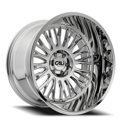 Cast Aluminum Wheels Vertex 9116 CH 24x14 Chrome 6 On 135 Bolt Pattern -76 Offset Cali Offroad Wheels