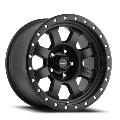 Aluminum Wheels 17x9 Avenger 929B Satin Black 0 Offset 6 on 139.7 Bolt Pattern 107.95 Bore Raceline