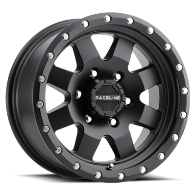 Aluminum Wheels 17x9 Defender 935B Satin Black Multi Spoke 0 Offset 5 on 114.3 Bolt Pattern 83.82 Bore Raceline
