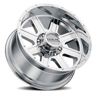 Aluminum Wheels 20x9 Hostage 940C Chrome 0 Offset 5 on 127 Bolt Pattern 78.1 Bore Raceline