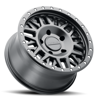 Aluminum Wheels 17x9 Ryno 951B Satin Black -12 Offset 5 on 127 Bolt Pattern 78.1 Bore Raceline