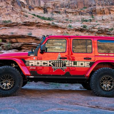 JL 4 Door Step Slider Rocker Guards Rock Slide Engineering