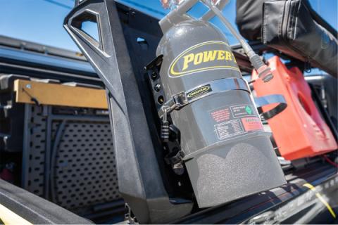 10 lb CO2 Tank Super Bracket Black 6.9 Inch Diameter Power Tank