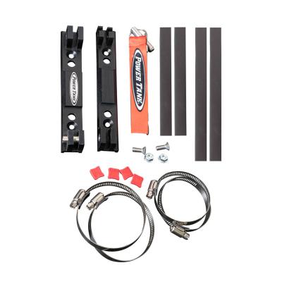 Fire Extinguisher Bracket with straps, Anodized Black Power Tank