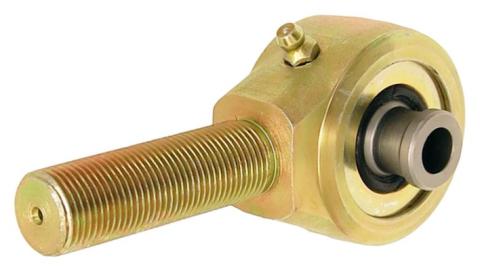 Narrow Forged Johnny Joint 2 Inch 1.970 Inch X 0.562 Inch Ball 3/4 Inch-16 Right Hand Threaded Shank Externally Greased Each RockJock 4x4