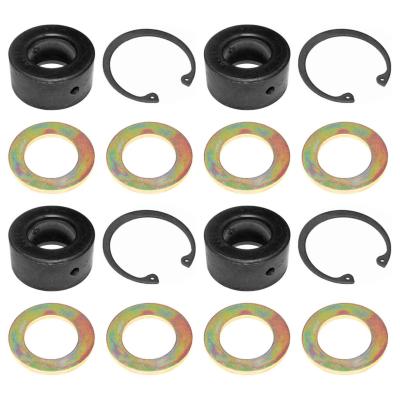 Johnny Joint Rebuild Kit Narrow 2 Inch 4-pack Incl. 4 Bushings 8 Side Washers 4 Snap Rings RockJock 4x4