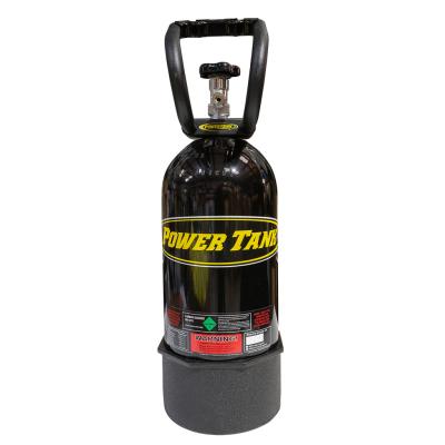 10 lb Power Tank CO2 Bottle Bottle w/ Boot and Handle Gloss Black Power Tank