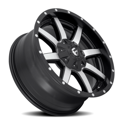 Aluminum Wheels 18X9 Maverick D537 6 On 135/6 On 139.7 Black Machined 106.4 Bore 1 Offset Fuel Off Road Wheels