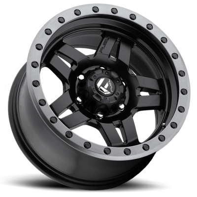 Aluminum Wheels 17X8.5 Anza D557 5 On 127 Matte Black 78.1 Bore 6 Offset 5 Spoke Fuel Off Road Wheels