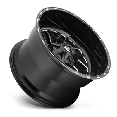 Aluminum Wheels 26X12 Triton D581 5 On 127/5 On 139.7 Gloss Black/Milled 87.1 Bore -44 Offset Mesh Spoke Fuel Off Road Wheels