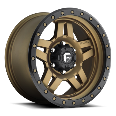 Aluminum Wheels 18X9 Anza D583 5 On 127 Bronze 78.1 Bore 1 Offset 5 Spoke Fuel Off Road Wheels